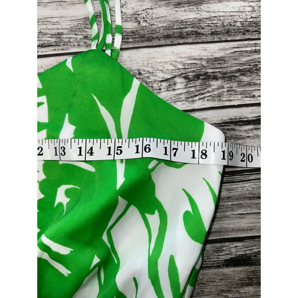 Lilly‎ Pulitzer Target 20th Ann. Collection Boom Boom Green Leaf Jumpsuit Large